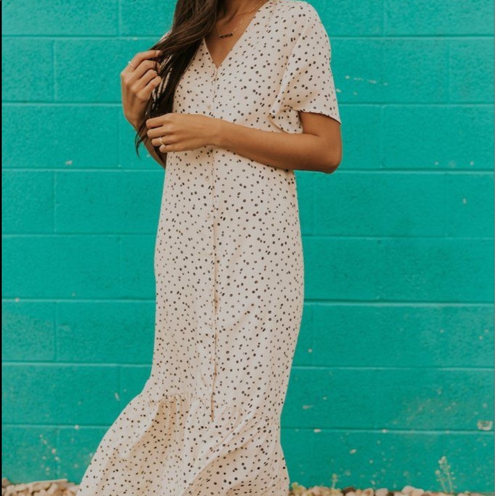 Flower pattern dress